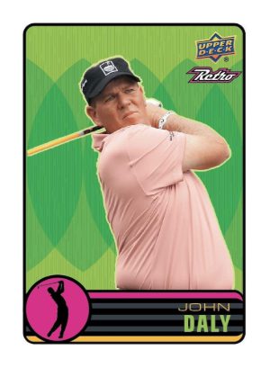 2026 Upper Deck Golf Retro Tin Green John Daly MOCK UP