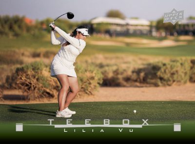 2026 Upper Deck Golf Teebox Lilia Vu MOCK UP