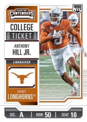 Base Contenders College Ticket Anthony Hill Jr MOCK UP