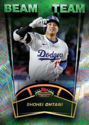2025 Topps Stadium Club Baseball Beam Team Shohei Ohtani MOCK UP