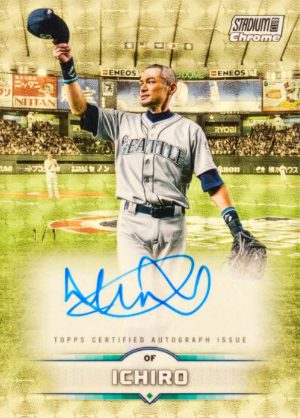2025 Topps Stadium Club Baseball Chrome Auto SuperFractor Ichiro MOCK UP