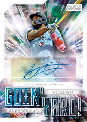 2025 Topps Stadium Club Baseball Goin Yard Auto Vladimir Gurrero Jr MOCK UP