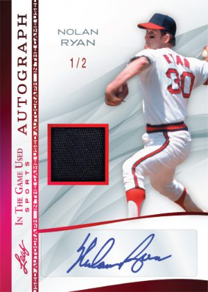 2025 Leaf In The Game Used Sports In the Game Used Auto Nolan Ryan MOCK UP 2025 Leaf In The Game Used Sports In the Game Used Auto Nolan Ryan MOCK UP