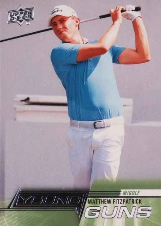 Matthew Fitzpatrick 2024 Upper Deck Young Guns #145 Rookie Card