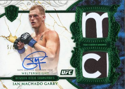 Regalia Relic Sigs Green Ian Machado Garry