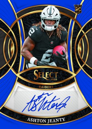 Rookie Signatures Blue Ashton Jeanty MOCK UP