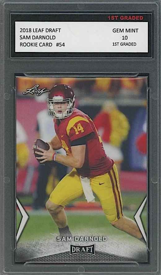 Sam Darnold 2018 Leaf Draft Rookie Card #54