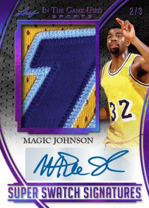 2025 Leaf In The Game Used Sports Super Swatch Sigs Magic Johnson MOCK UP 2025 Leaf In The Game Used Sports Super Swatch Sigs Magic Johnson MOCK UP