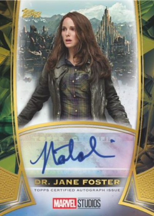 Treasures of Asgard Auto Gold Natalie Portman as Jane Foster MOCK UP
