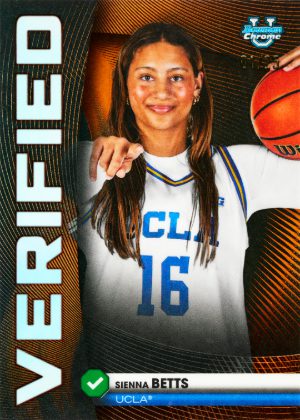 2025-26 Bowman Basketball Bowman Verified Sienna Betts MOCK UP