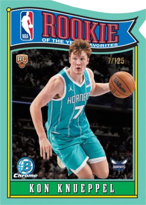 2025-26 Bowman Basketball ROY Favorites Kon Knueppel MOCK UP