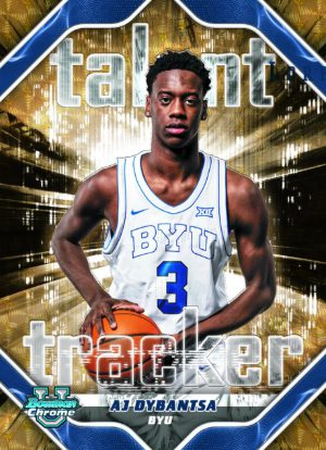 2025-26 Bowman Basketball Talent Tracker AJ Dybantsa MOCK UP