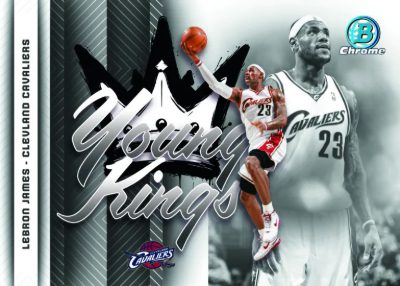 2025-26 Bowman Basketball Young Kings Lebron James MOCK UP