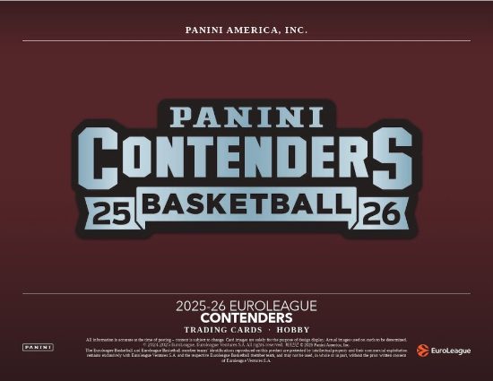 2025-26 Panini Contenders EuroLeague Basketball
