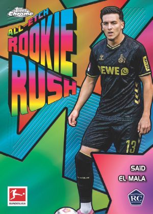 2025-26 Topps Chrome Bundesliga All-Etch Rookie Rush Said El Mala MOCK UP