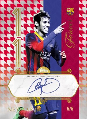 2025-26 Topps Forever FC Barcelona Kit Auto Neymar Jr MOCK UP