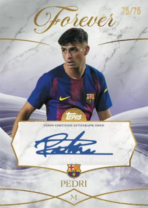 2025-26 Topps Forever FC Barcelona Mens Auto Pedri MOCK UP