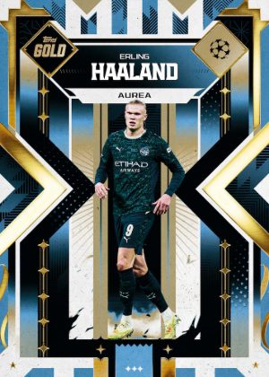 2025-26 Topps Gold UEFA Club Competitions Base Aurea Erling Haaland MOCK UP 2025-26 Topps Gold UEFA Club Competitions Base Aurea Erling Haaland MOCK UP