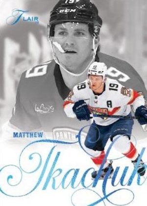2025-26 Upper Deck Flair Hockey Base Blue Ice Matthew Tkachuk MOCK UP
