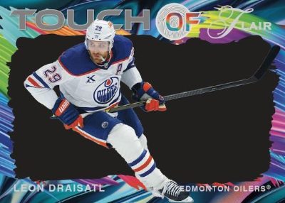 2025-26 Upper Deck Flair Hockey Touch of Flair Leon Draisiatl MOCK UP