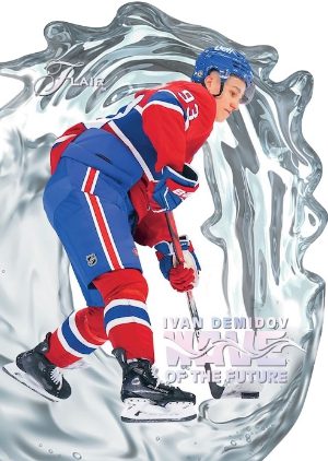 2025-26 Upper Deck Flair Hockey Wave of the Future Ivan Demidov MOCK UP