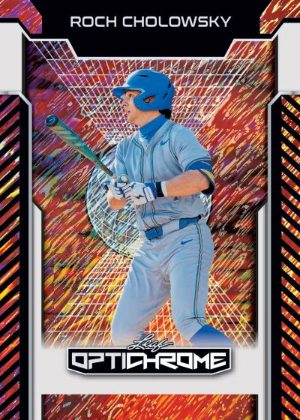2025 Leaf Optichrome Baseball Base Roch Cholowsky MOCK UP