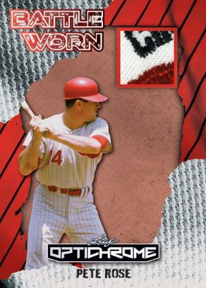 2025 Leaf Optichrome Baseball Battle Worn Memo Pete Rose MOCK UP