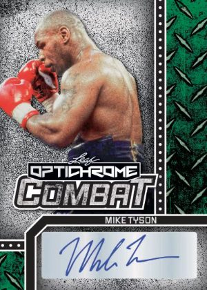 2025 Leaf Optichrome Baseball Optichrome Combat Auto Mike Tyson MOCK UP