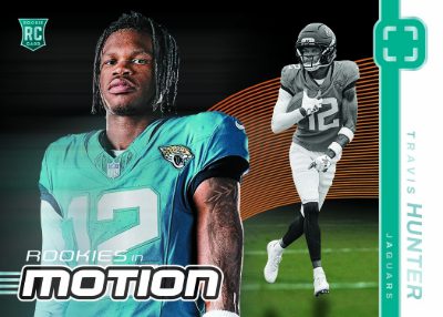 2025 Panini Photogenic Football Rookies In Motion Travis Hunter MOCK UP