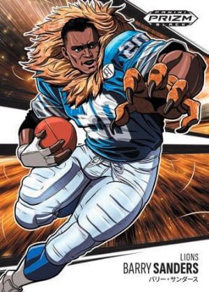 2025 Panini Prizm Black Football Manga Deion Sanders MOCK UP