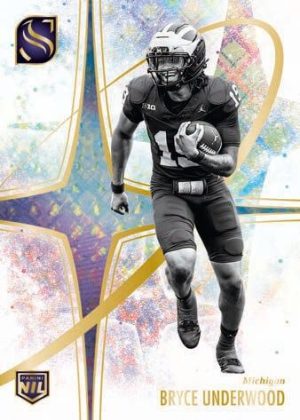 2025 Panini Silhouette Football White Night Bryce Underwood MOCK UP
