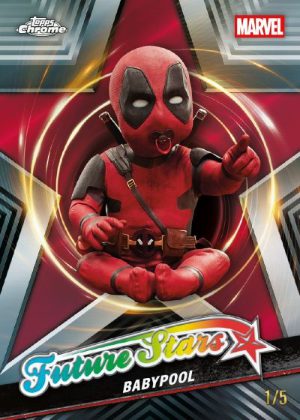 2025 Topps Chrome Deadpool Future Stars Babypool MOCK UP 2025 Topps Chrome Deadpool Future Stars Babypool MOCK UP