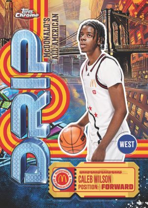 2025 Topps Chrome McDonalds All-American Basketball All-American Drip Caleb Wilson MOCK UP 2025 Topps Chrome McDonalds All-American Basketball All-American Drip Caleb Wilson MOCK UP