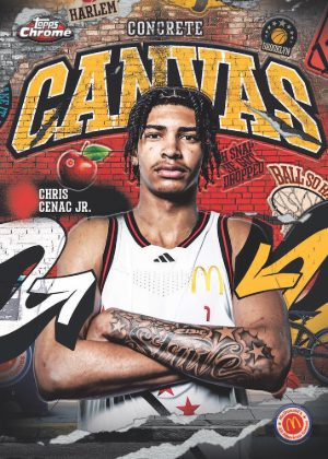 2025 Topps Chrome McDonalds All-American Basketball Concrete Canvas Chris Cenac Jr MOCK UP 2025 Topps Chrome McDonalds All-American Basketball Concrete Canvas Chris Cenac Jr MOCK UP