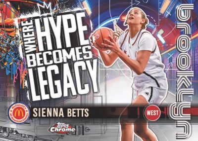 2025 Topps Chrome McDonalds All-American Basketball Where Hype Becomes Legacy Sienna Betts MOCK UP 2025 Topps Chrome McDonalds All-American Basketball Where Hype Becomes Legacy Sienna Betts MOCK UP