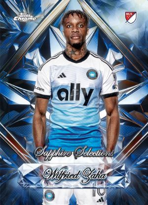 2025 Topps Chrome Sapphire MLS Sapphire Selections Wilfried Zaha MOCK UP