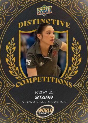 2025 Upper Deck World of Sports Volume 2 Distinctive Competitions Kayla Starr MOCK UP