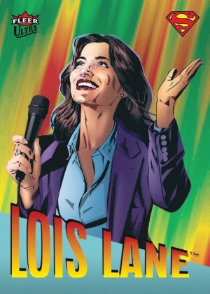 2026 Fleer Ultra Superman 1995 Retro Acetate Lois Lane MOCK UP