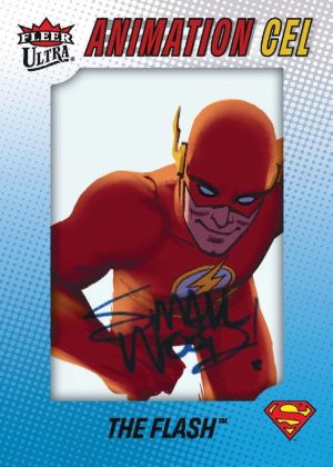 2026 Fleer Ultra Superman Animation Cels Artist Auto Red The Flash MOCK UP