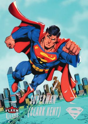 2026 Fleer Ultra Superman Base Superman Clark Kent MOCK UP