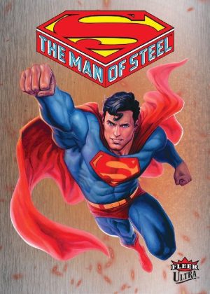 2026 Fleer Ultra Superman Man of Steel Metal Superman MOCK UP