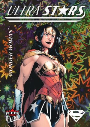2026 Fleer Ultra Superman Ultra Stars Wonder Woman MOCK UP