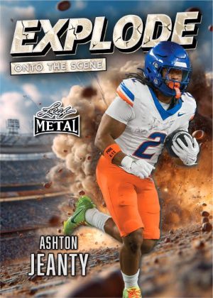 2026 Leaf Metal Football Explode Onto The Scene Ashton Jeanty MOCK UP