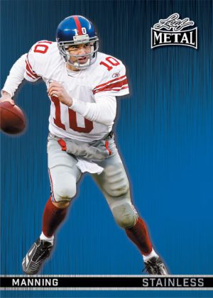 2026 Leaf Metal Football Stainless Eli Manning MOCK UP