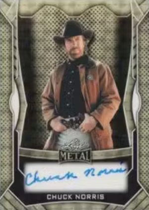 2026 Leaf Metal Pop Century Metal Auto Chuck Norris MOCK UP 2026 Leaf Metal Pop Century Metal Auto Chuck Norris MOCK UP
