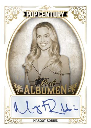 2026 Leaf Metal Pop Century Pearl Albumen Auto Margot Robbie MOCK UP 2026 Leaf Metal Pop Century Pearl Albumen Auto Margot Robbie MOCK UP