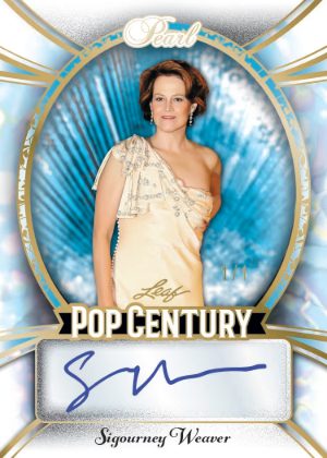 2026 Leaf Metal Pop Century Pearl Signatures Sigourney Weaver MOCK UP 2026 Leaf Metal Pop Century Pearl Signatures Sigourney Weaver MOCK UP