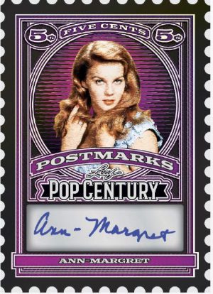2026 Leaf Metal Pop Century Postmarks Auto Ann Margret MOCK UP 2026 Leaf Metal Pop Century Postmarks Auto Ann Margret MOCK UP