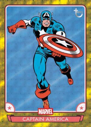 2026 Topps Brooklyn Collection Captain America 85th Anniversary Base FoilFractor Captain America MOCK UP
