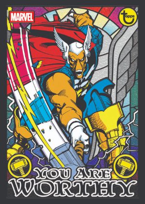 2026 Topps Brooklyn Collection Captain America 85th Anniversary You Are Worthy Thor MOCK UP